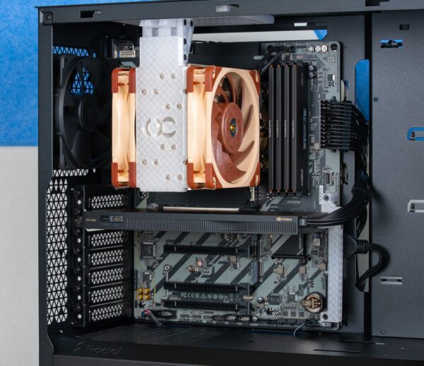 In-house 3D printed brackets included for free with compatible video cards. Printed in Polycarbonate and/or ASA.