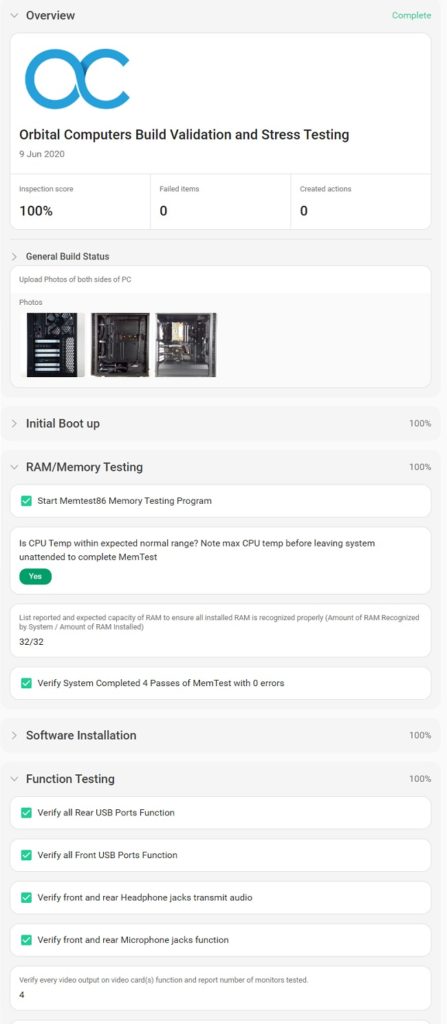 2021 Computer Build Notes