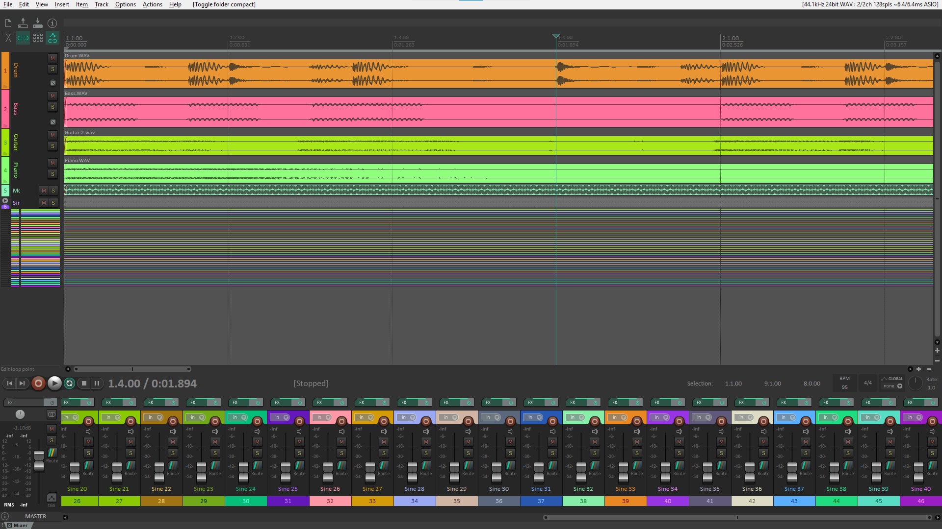 The Best CPU For Reaper DAWBench Audio Stream Test Summer 2021 
