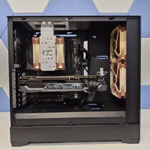 2024 C2000 - Intel Core i9 14900KF, Nvidia RTX 3090 24GB vRAM, 64GB DDR5 System RAM, 1TB NVMe SSD - Windows 11 Pro, 30 days Parts & Lifetime Tech Support Warranty - 2506X355 - Silent Workstation Suitable for Max Performance Heavy 3D, Rendering, Video Editing, and AI. Includes external BluRay Player/Writer